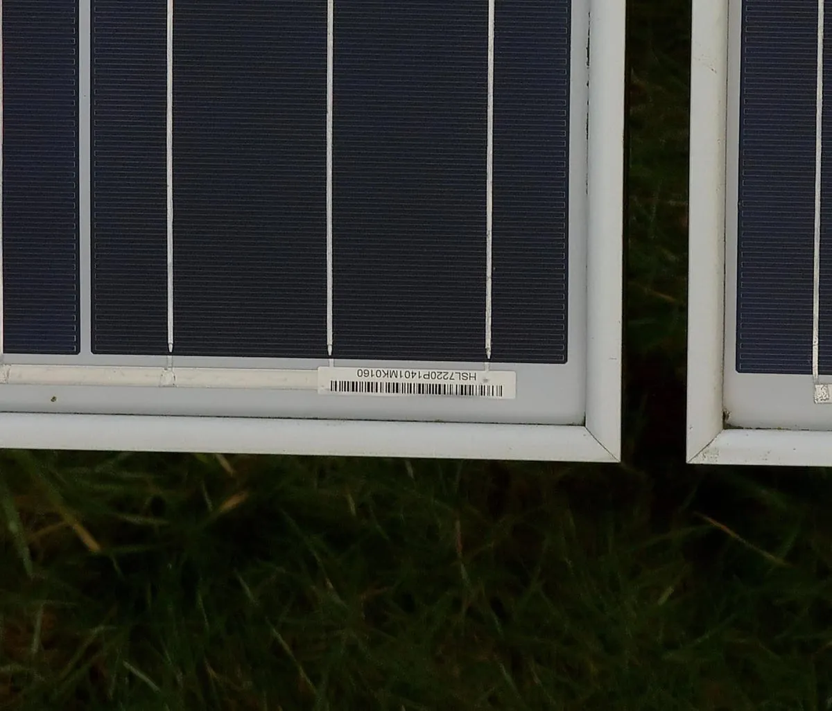 Serial number detail captured from aerial imagery