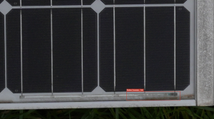 Example of busbar corrosion on an inspected solar panel module | Futurewise Aerial
